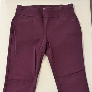 Croft & Barrow Effortless Stretch Pull-On Pant Purple Size 6